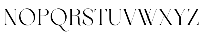 Berneray Serif Light Font UPPERCASE