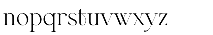 Berneray Serif Light Font LOWERCASE