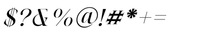 Berneray Serif Medium Italic Font OTHER CHARS
