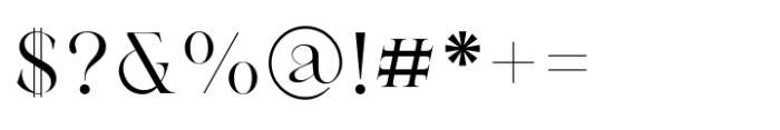 Berneray Serif Regular Font OTHER CHARS