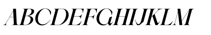 Berneray Serif Semi Bold Italic Font UPPERCASE