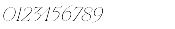 Berneray Serif Thin Italic Font OTHER CHARS