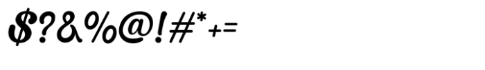 Bernfuls Script Font OTHER CHARS