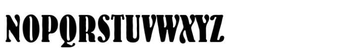 Bernhard Bold Condensed Std Regular Font UPPERCASE
