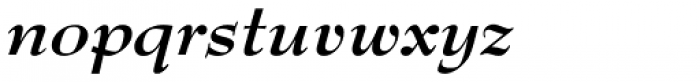Bernhard Modern Bold Italic Font LOWERCASE