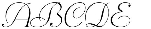 Bernhard Modern Italic Swash Font UPPERCASE