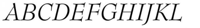 Bernhard Modern Italic Font UPPERCASE