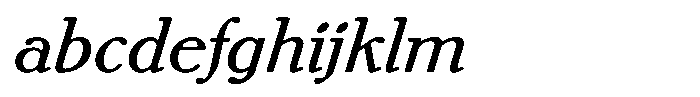 Bernhard Roman Italic FONT