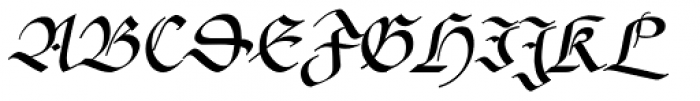 Bernhardt Standard Font UPPERCASE