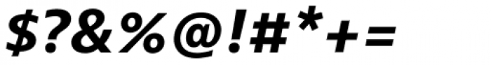 Bernina Sans Bold Italic Font OTHER CHARS