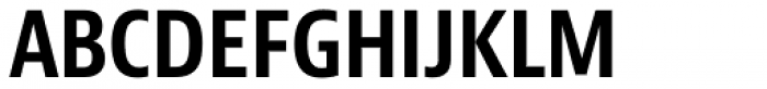 Bernina Sans Condensed Bold Font UPPERCASE