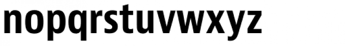 Bernina Sans Condensed Bold Font LOWERCASE