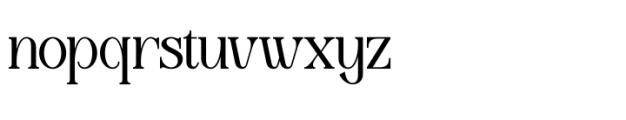 Bernos Count Regular Font LOWERCASE