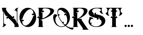 Berock Regular Font UPPERCASE