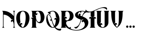 Berock Regular Font LOWERCASE