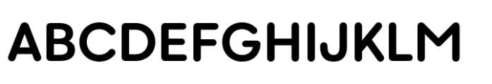Beround Pro Bold Font UPPERCASE