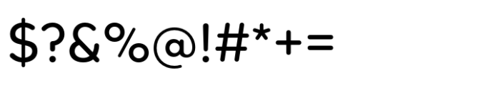 Beround Pro Medium Font OTHER CHARS