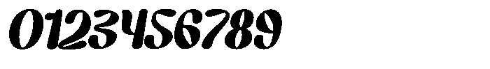 Berryfold Bold Italic Font OTHER CHARS