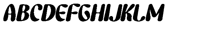 Berryfold Bold Italic Font UPPERCASE