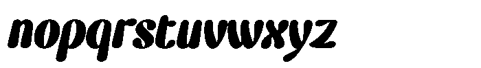 Berryfold Bold Italic Font LOWERCASE