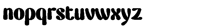 Berryfold Bold Font LOWERCASE