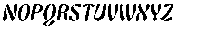 Berryfold Italic Font UPPERCASE