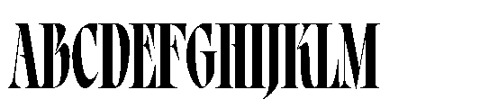Bersa Serif Bold Font UPPERCASE