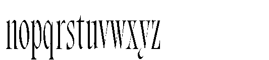 Bersa Serif Extra Light Font LOWERCASE