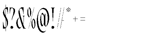 Bersa Serif Light Font OTHER CHARS