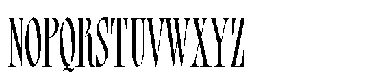 Bersa Serif Light Font UPPERCASE