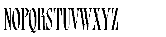 Bersa Serif Regular Font UPPERCASE