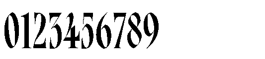 Bersa Serif Semi Bold Font OTHER CHARS