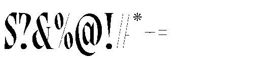 Bersa Serif Semi Bold Font OTHER CHARS