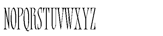 Bersa Serif Thin Font UPPERCASE