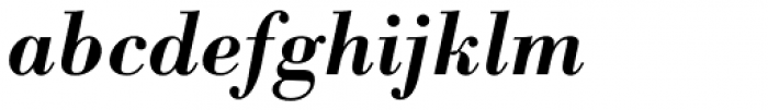 Berth Bodoni Pro Medium Italic Font LOWERCASE