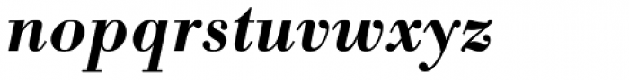 Berth Bodoni Pro Medium Italic Font LOWERCASE