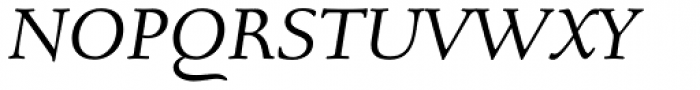 Bertham Pro Italic Font UPPERCASE