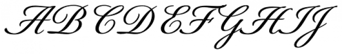 Berthold-Script BQ Medium Font UPPERCASE
