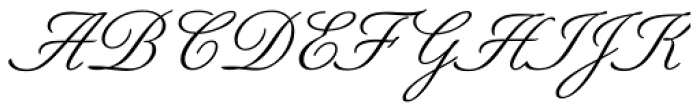 Berthold Script Pro Regular Font UPPERCASE