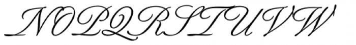 Berthold-Script Regular Font UPPERCASE