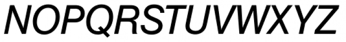 Berthold Standard BQ Italic Font UPPERCASE
