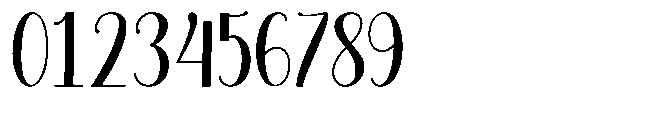 Bertian Font OTHER CHARS