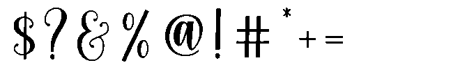 Bertian Font OTHER CHARS