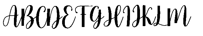 Bertian Font UPPERCASE
