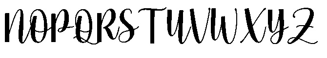 Bertian Font UPPERCASE