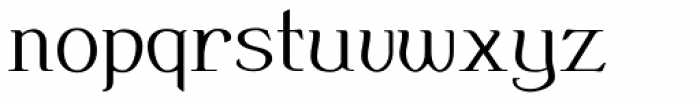 Bertoni Text Wide Expanded Regular Font LOWERCASE