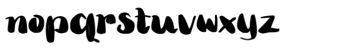 Berty Font LOWERCASE