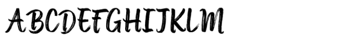 Beskilon Brush Regular Font UPPERCASE