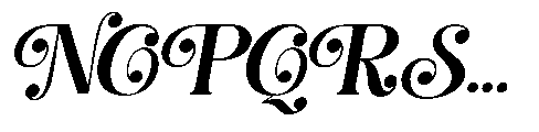 Best Swashed Italic Font UPPERCASE