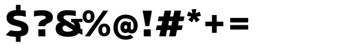 BestSans Black Font OTHER CHARS